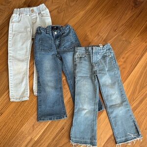 Girl’s Jeans (3 together) - 4Y